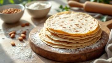 Freshly Stacked Low Carb Tortillas