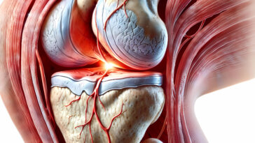 Illustration Of A Meniscus Tear