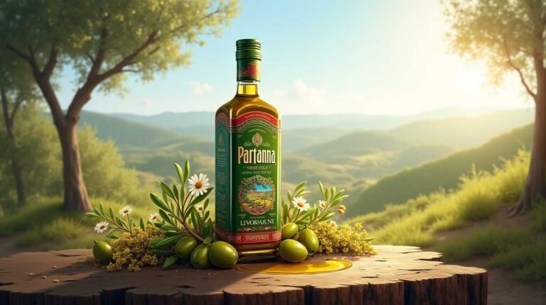 Partanna Olive Oil Liquid Gold in Nature