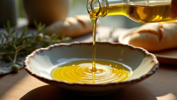 Pouring Olive Oil