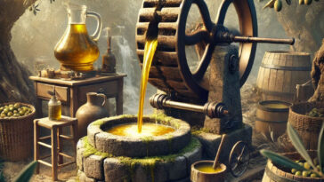 Traditional Olive Oil Pressing